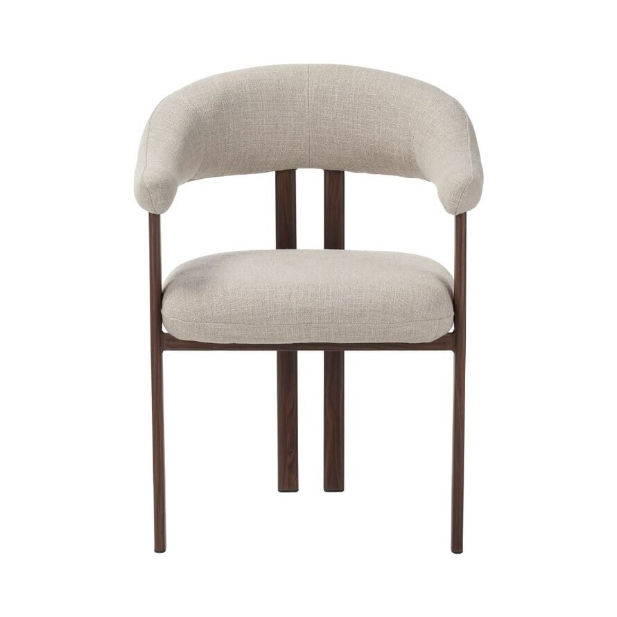 Stuhl Nori Leinen taupe