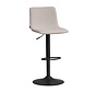 Barhocker Eva grau recycelter Stoff 60 - 76 cm