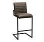 Gastro Barstuhl Block Eco-Leder anthrazit 79 cm