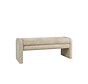 Esszimmerbank Lux taupe Leo-print 100 cm