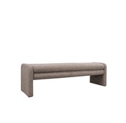 Bronx71 Esszimmerbank Neil Bouclé braun 160 cm