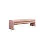 Esszimmerbank Ravi Chenille beige/pink 160 cm
