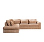 Ecksofa Kyle chenille peach links