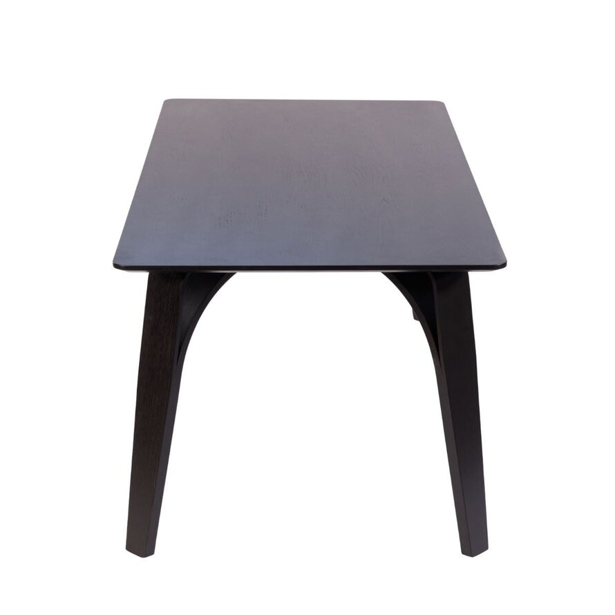 Esstisch Flint schwarz 160 x 90 cm