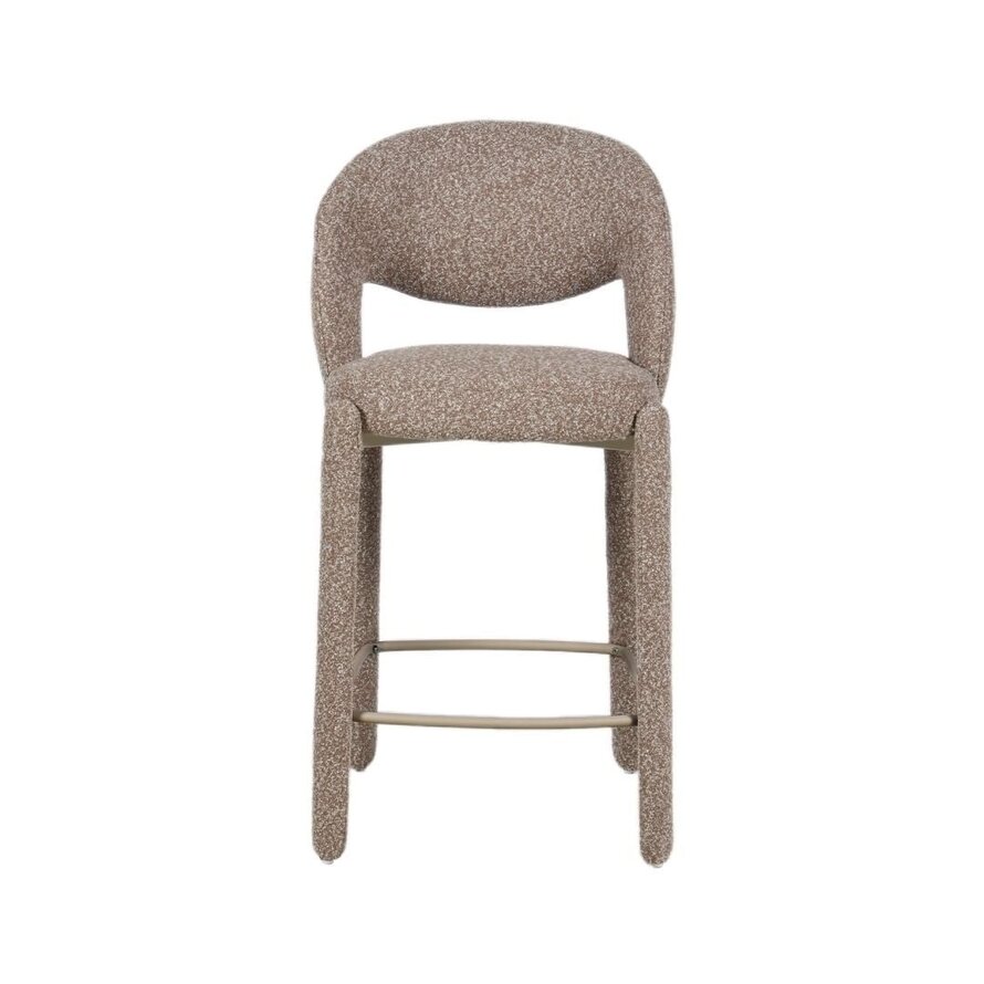 Barhocker June Bouclé braun 70 cm
