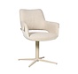 Stuhl Jules drehbar Bouclé taupe