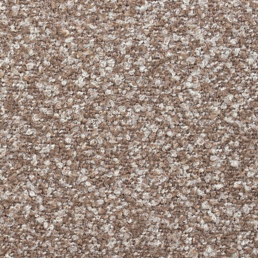 Stuhl Alex drehbar Bouclé braun