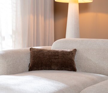 Bronx71 Kissen Day Chenille chocolate brown 25 x 45