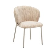 Bronx71 Stuhl Milo Chenille beige/taupe