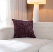 Bronx71 Kissen Evi Chenille lila 45 x 45