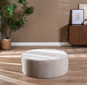 Bronx71 Hocker Elle rund Chenille sand ø100 cm