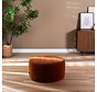 Hocker Chloe rund Chenille terrakotta ø70 cm