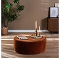 Hocker Chloe rund Chenille terrakotta ø100 cm