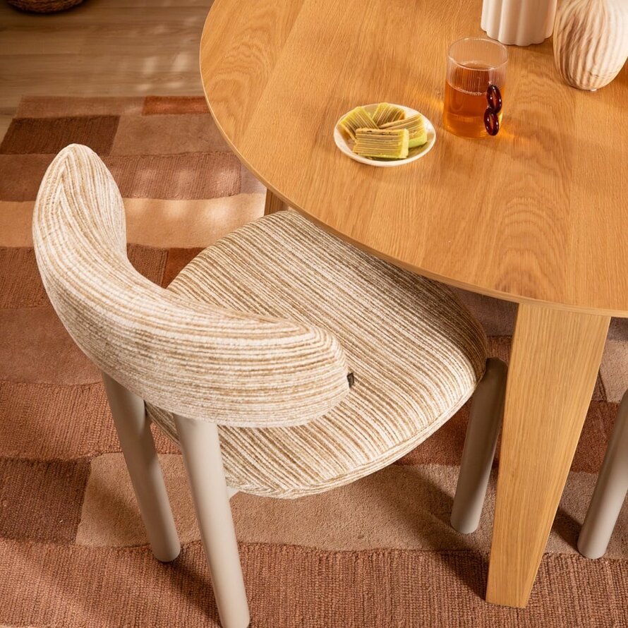 Stuhl Bolt Chenille beige/taupe