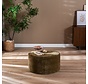 Hocker Elle rund Chenille olivgrün ø70 cm