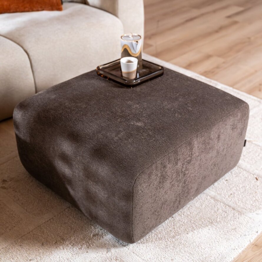 Hocker Maine Chenille braun