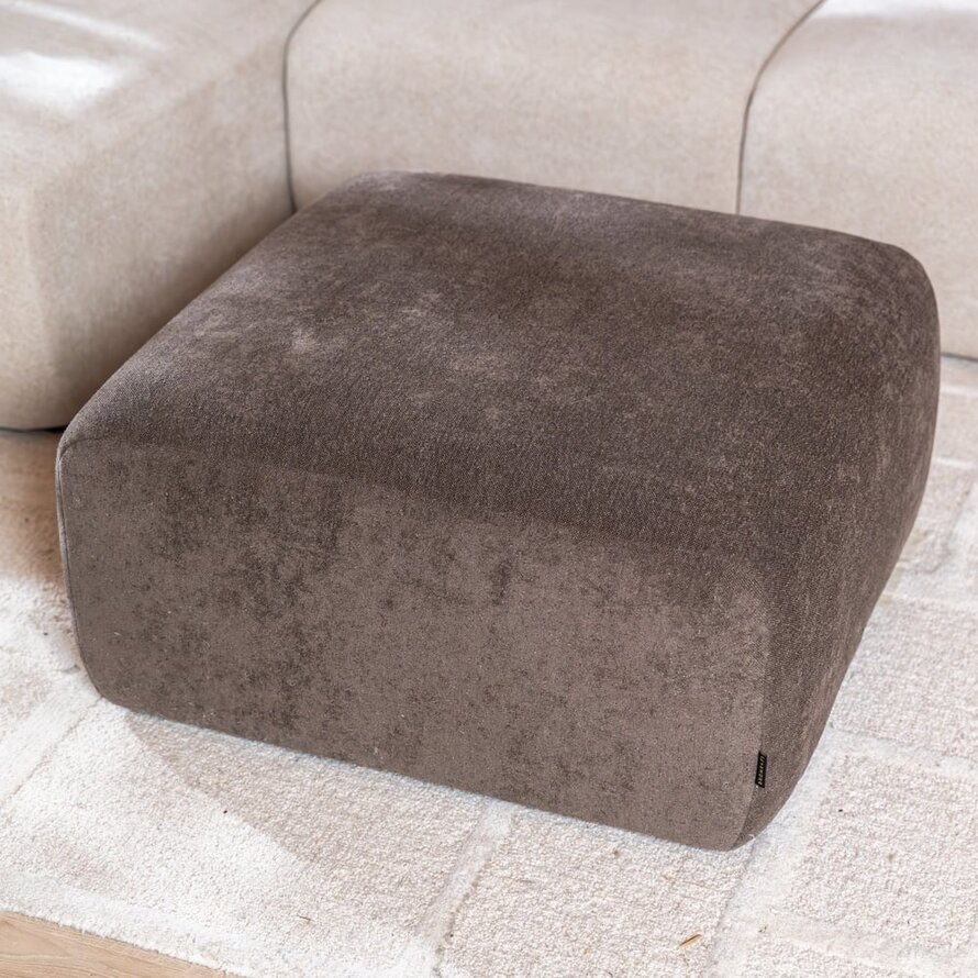 Hocker Maine Chenille braun