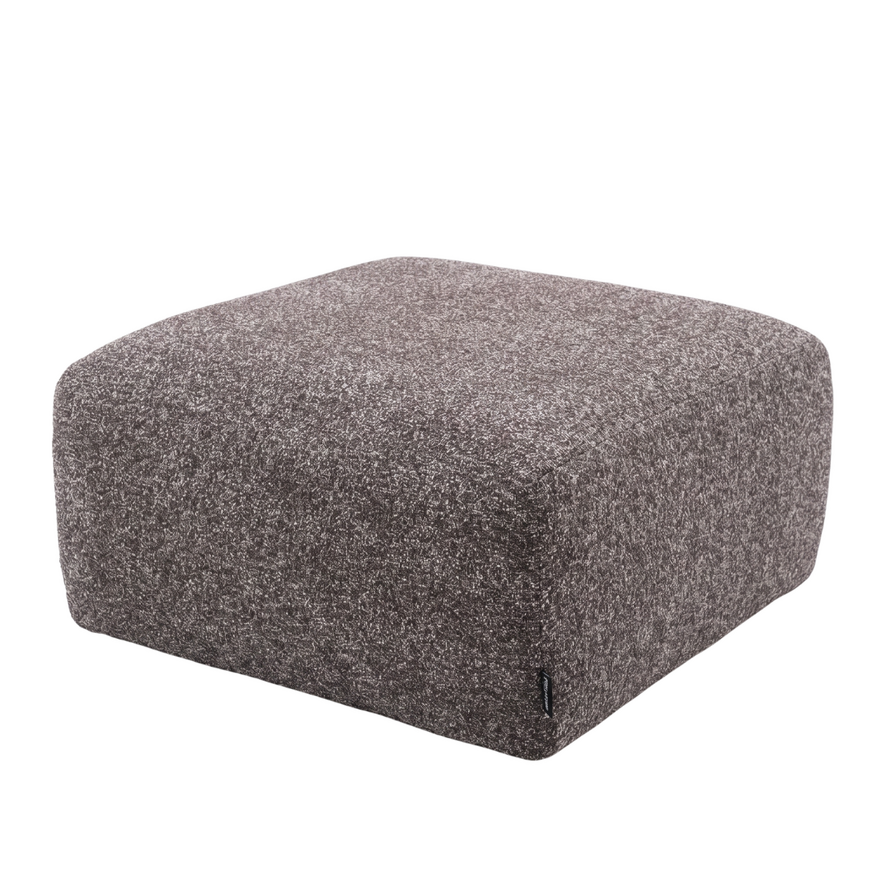 Hocker Maine Bouclé braun/grau