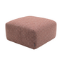 Hocker Maine Bouclé rot/rosa