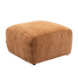 Hocker Maine Bouclé terrakotta