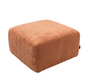 Hocker Maine Melierter Stoff Terrakotta