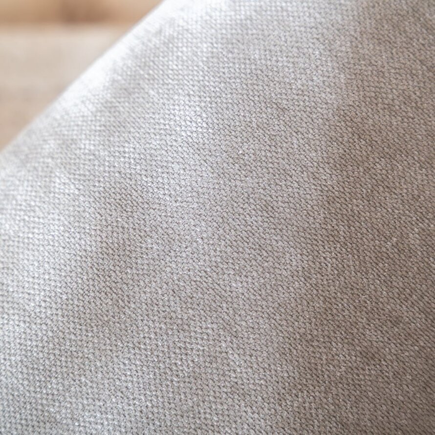 Sessel Maine in meliertem Stoff Taupe