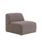 Sessel Maine bouclé braun/grau