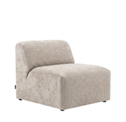 Bronx71 Sessel Maine in meliertem Stoff Taupe