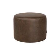 Bronx71 Hocker Kyla Eco-Leder rund braun