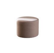 Bronx71 Hocker Hilda rund Stoff taupe