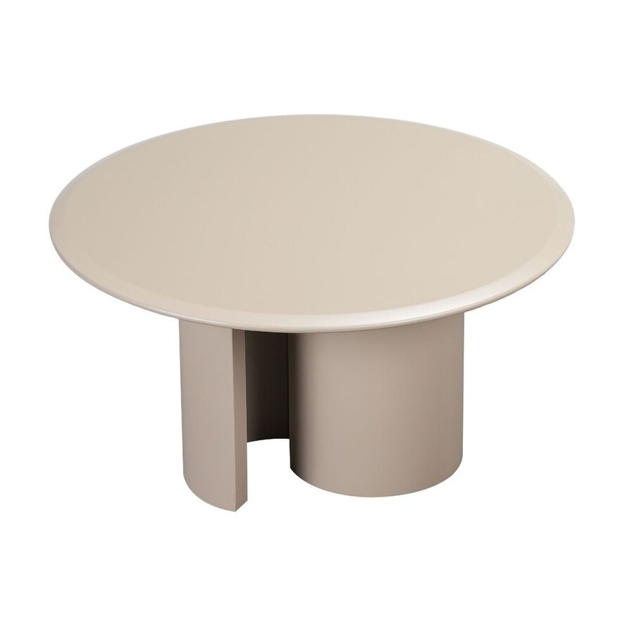 Couchtisch Nova rund ø80 cm taupe