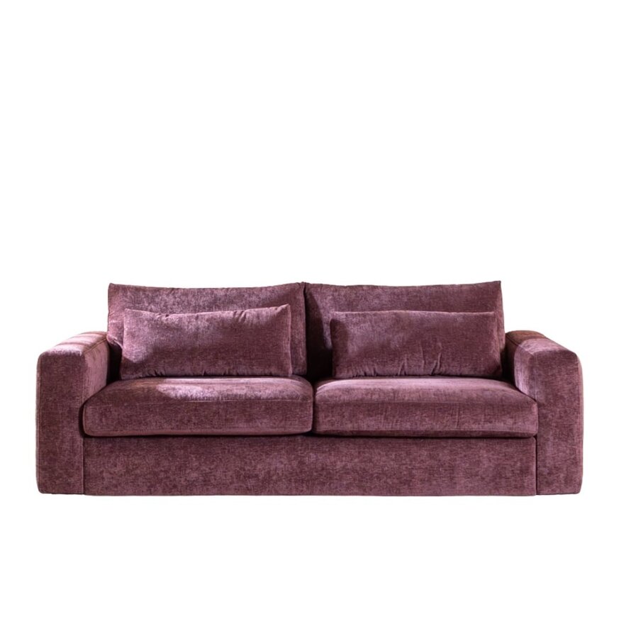 3-Sitzer Sofa Kyle Chenille lila