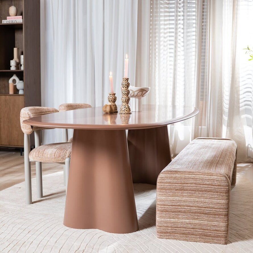 Esstisch Cosmo 220 x 110 cm Mocha Mousse