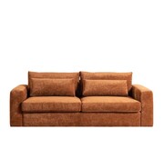 Bronx71 3-Sitzer Sofa Kyle Chenille Kupfer