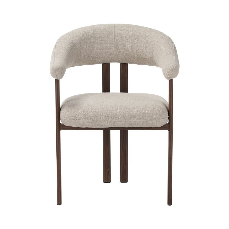Stuhl Nori Leinen taupe