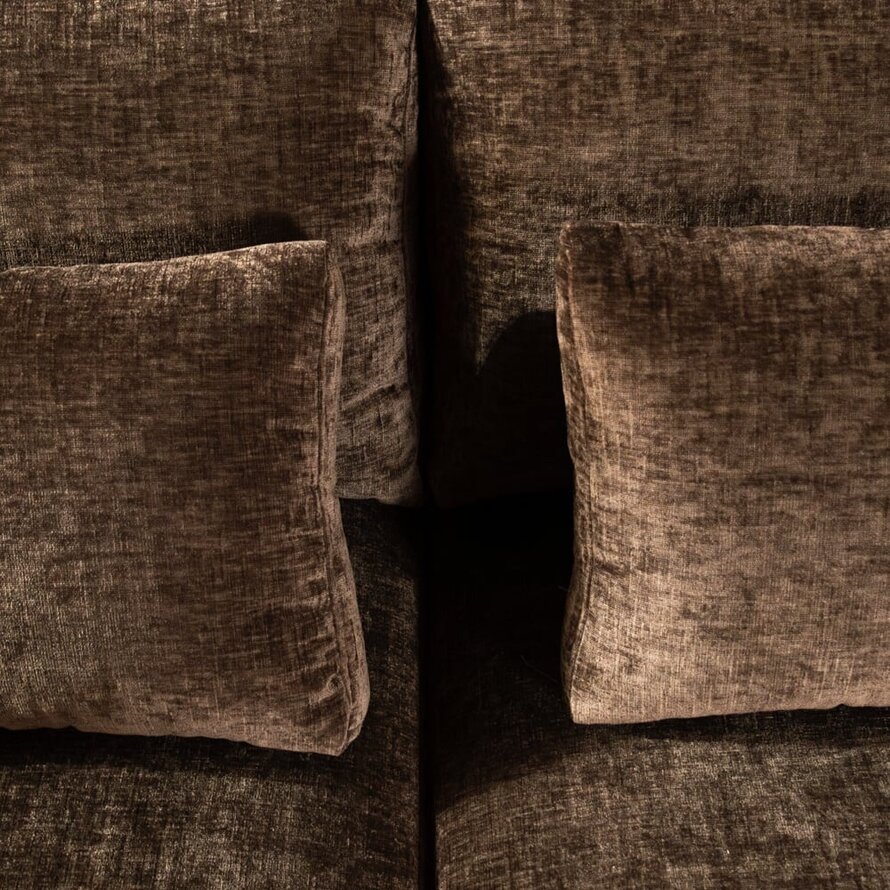 U-Sofa Kyle 6-Sitzer chenille mocha