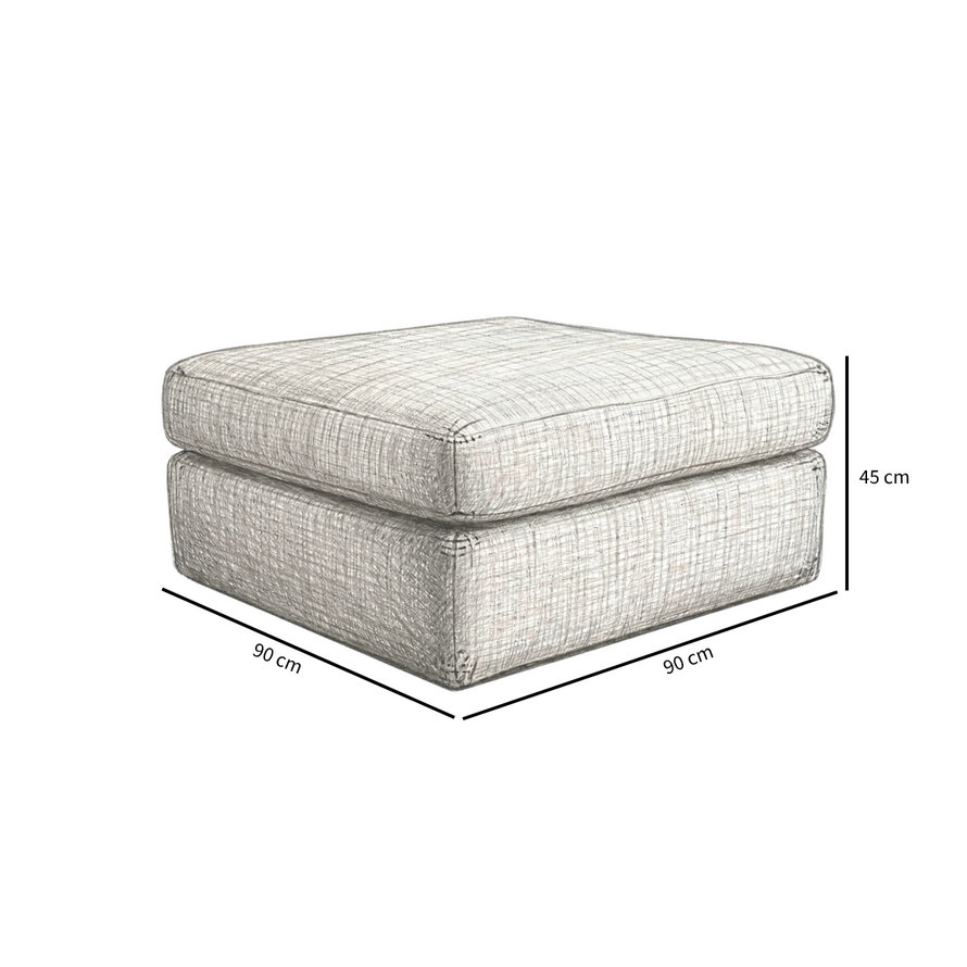 Hocker Kyle Chenille mocha