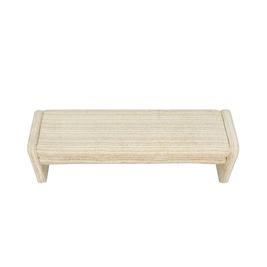 Esszimmerbank Ravi Chenille beige/taupe 160 cm