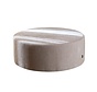 Hocker Blair rund Chenille beige ø100 cm