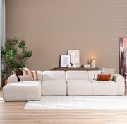 Bronx71 Ecksofa Maine XL Chenille beige links