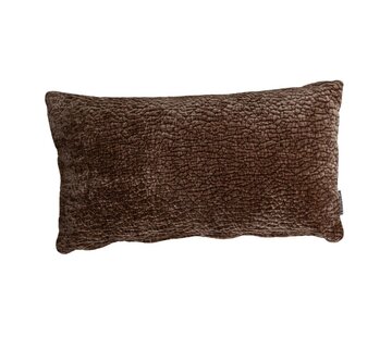 Bronx71 Kissen Day Chenille chocolate brown 25 x 45