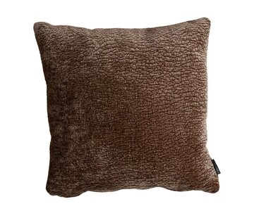 Bronx71 Kissen Day Chenille chocolate brown 45 x 45