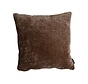 Kissen Day Chenille chocolate brown 45 x 45