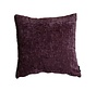 Kissen Evi Chenille lila 45 x 45