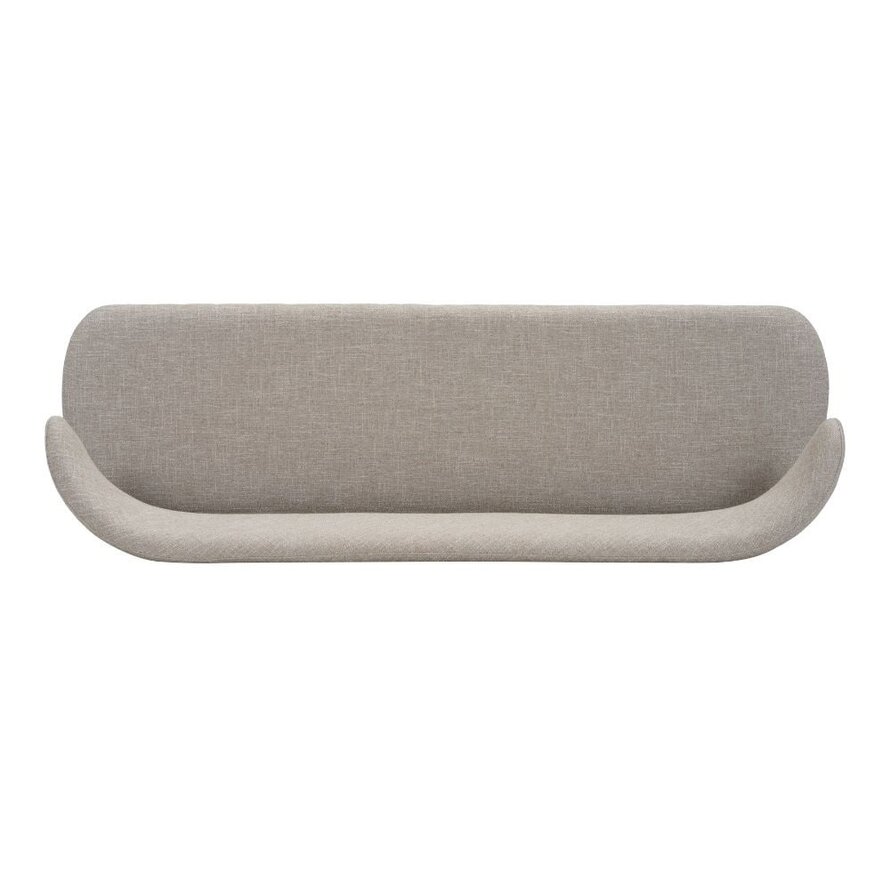 Esszimmerbank Lara Leinen taupe 160 cm