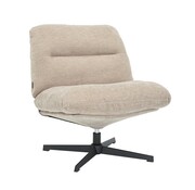 Bronx71 Sessel Sara drehbar Samt beige