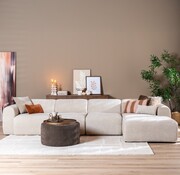 Bronx71 Ecksofa Maine XL Chenille beige rechts