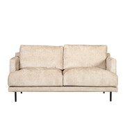 Bronx71 Chenille Sofa Denver 2,5-Sitzer weiß