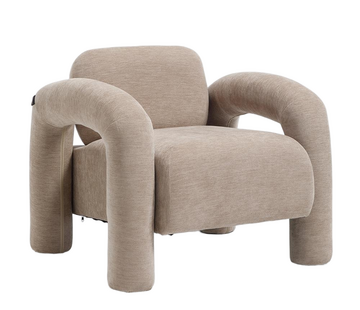 Bronx71 Sessel Tess Samt beige