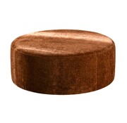 Bronx71 Hocker Elle rund Chenille kupfer ø100 cm